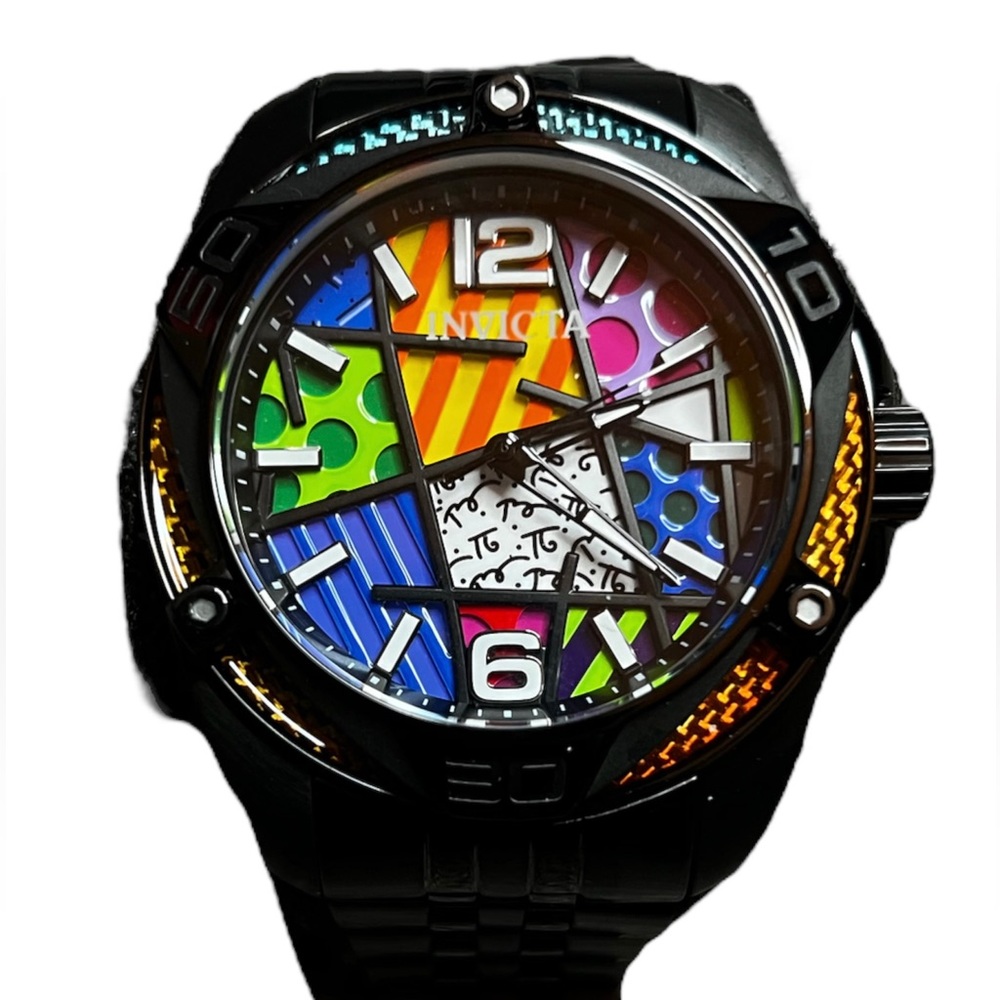 Invicta Men's Britto Limited Edition Bracelet Watch| 32398| Black & Multi